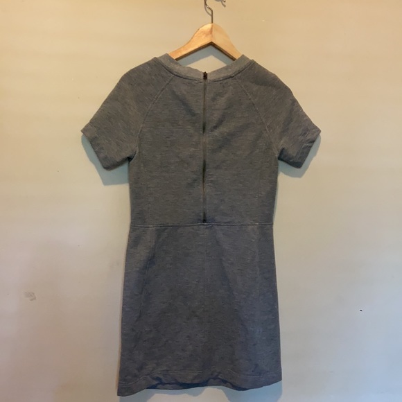 ARITZIA SUNDAY BEST TEE SHIRT SWEAT SHIRT DRESS WITH EXPOSED ZIPPER - Picture 5 of 6